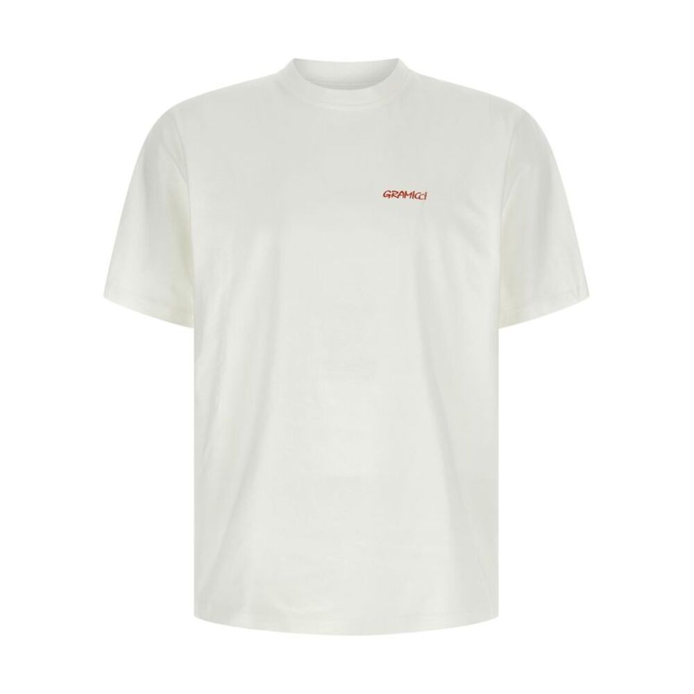 Gramicci White Cotton Men's T-Shirt